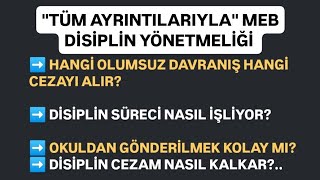 Güncel 2026 - Meb Di̇si̇pli̇n Yönetmeli̇ği̇disiplin Cezaları Tüm Ayrintilar