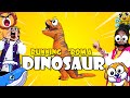 RUNNING FROM A DINOSAUR | Funny ANIMALS Sing-along for Kids