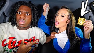 OPEN CONDOM PRANK ON BOYFRIEND *GONE WRONG*