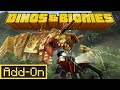 DINOS &amp; BIOMES ADD: 6 Prehistoric Biomes Added to Minecraft Survival Mode