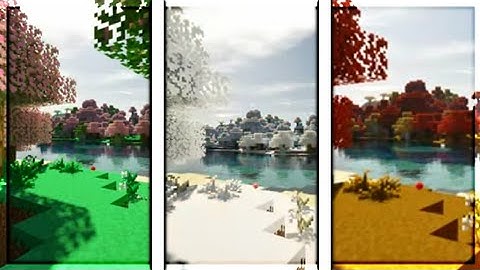 Seasons In MCPE With RTX Shaders - Minecraft Pocket Edition (PE, Windows 10, Xbox, PS4)