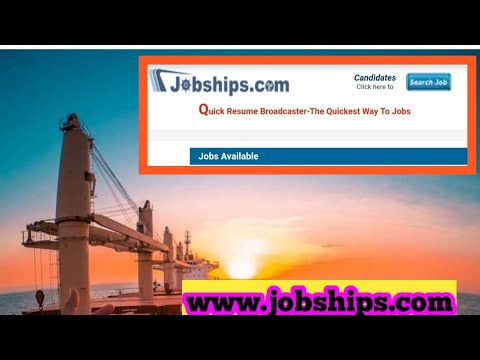 Website For Ship Job।।How To Apply For Ship Job?www.Jobships.com।।How To Join Merchant Navy.