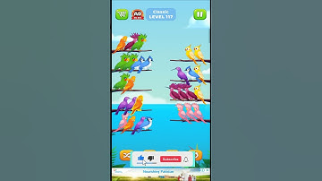 Bird Sort Puzzle l Classic Level 117 l Bird Sort Color Puzzle l Bird Sort Puzzle Challenge - Birds