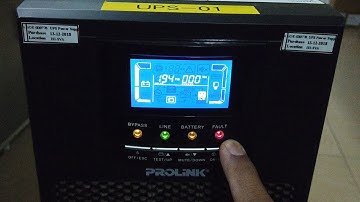 How to Change new battery UPS Prolink Pro906-WS