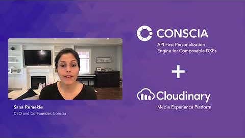 Conscia & Cloudinary demo