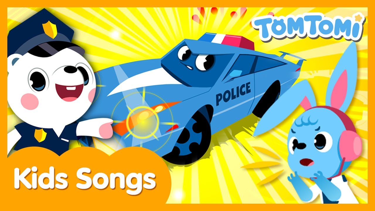 Police Car Patrol Car Children's Song Child Song Nursery Rhymes