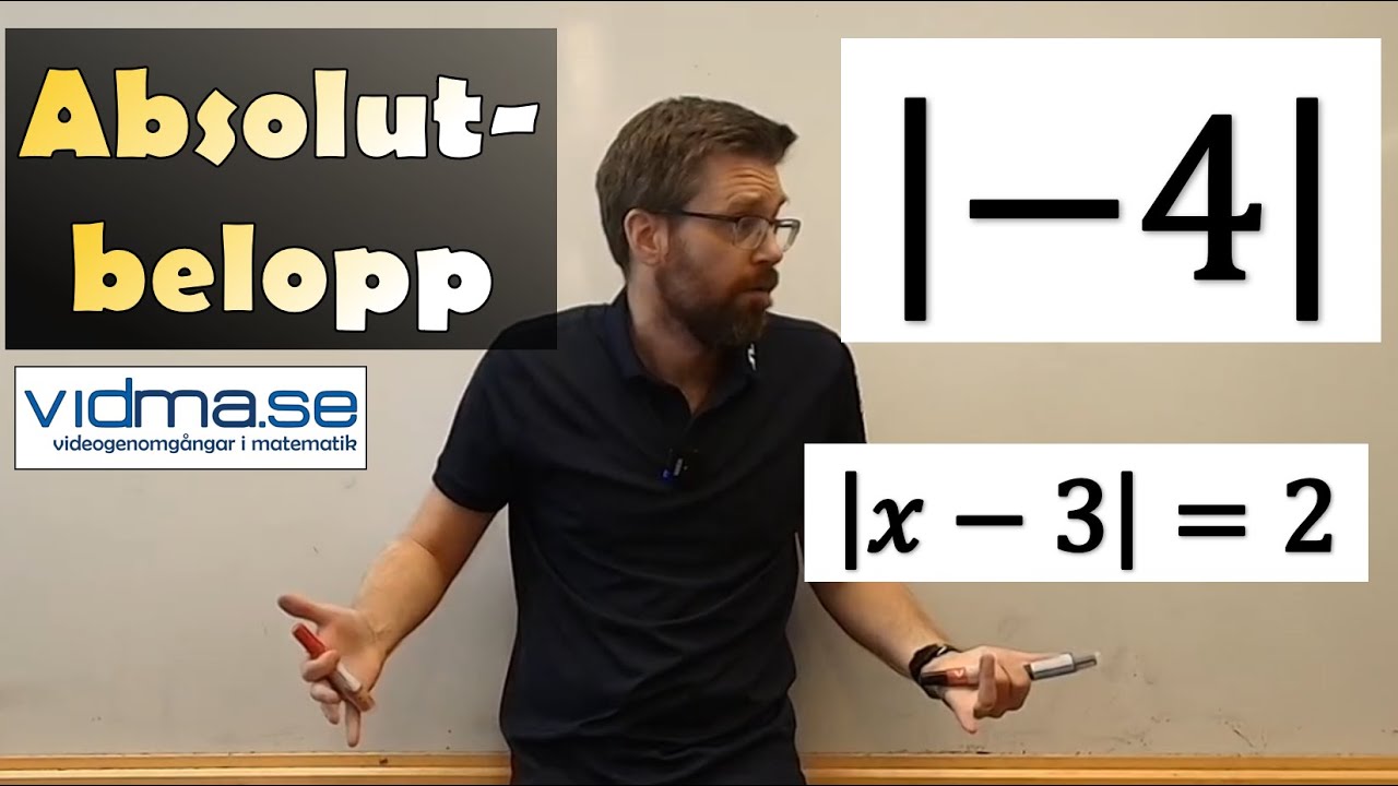 Matematik 3c. ABSOLUTBELOPP - grunder