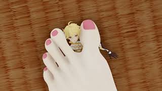 Giantess Miko Feet Blender Giantess Y Genshin Impact Giantess Feet