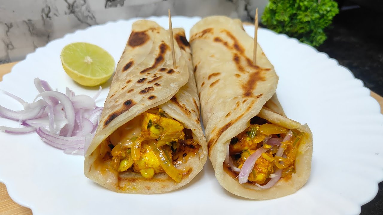 పిల్లలకి కొంచెం వెరైట్ గా పనీర్  రోల్ 😋 చెస్టే రోజు ఇలానే చేయమంటారు ! How to make paneer roll