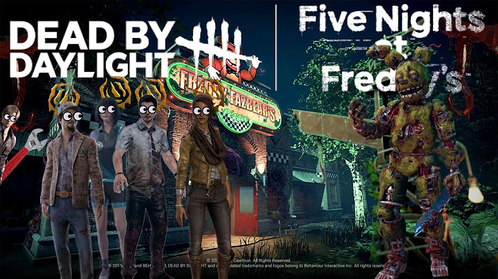 We went up against springtrap in Dead By Daylight! | dbd x fnaf