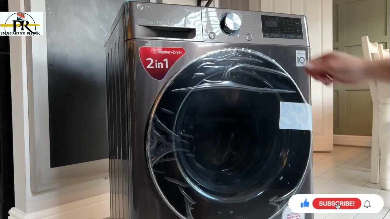 LG smart washer dryer 2 in 1 10.5kg/7kg (FHD1057STB) UNBOXING YouTube
