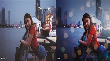 How to add Bokeh in Photoshop (Cinematic Edit) - Photoshop cs6