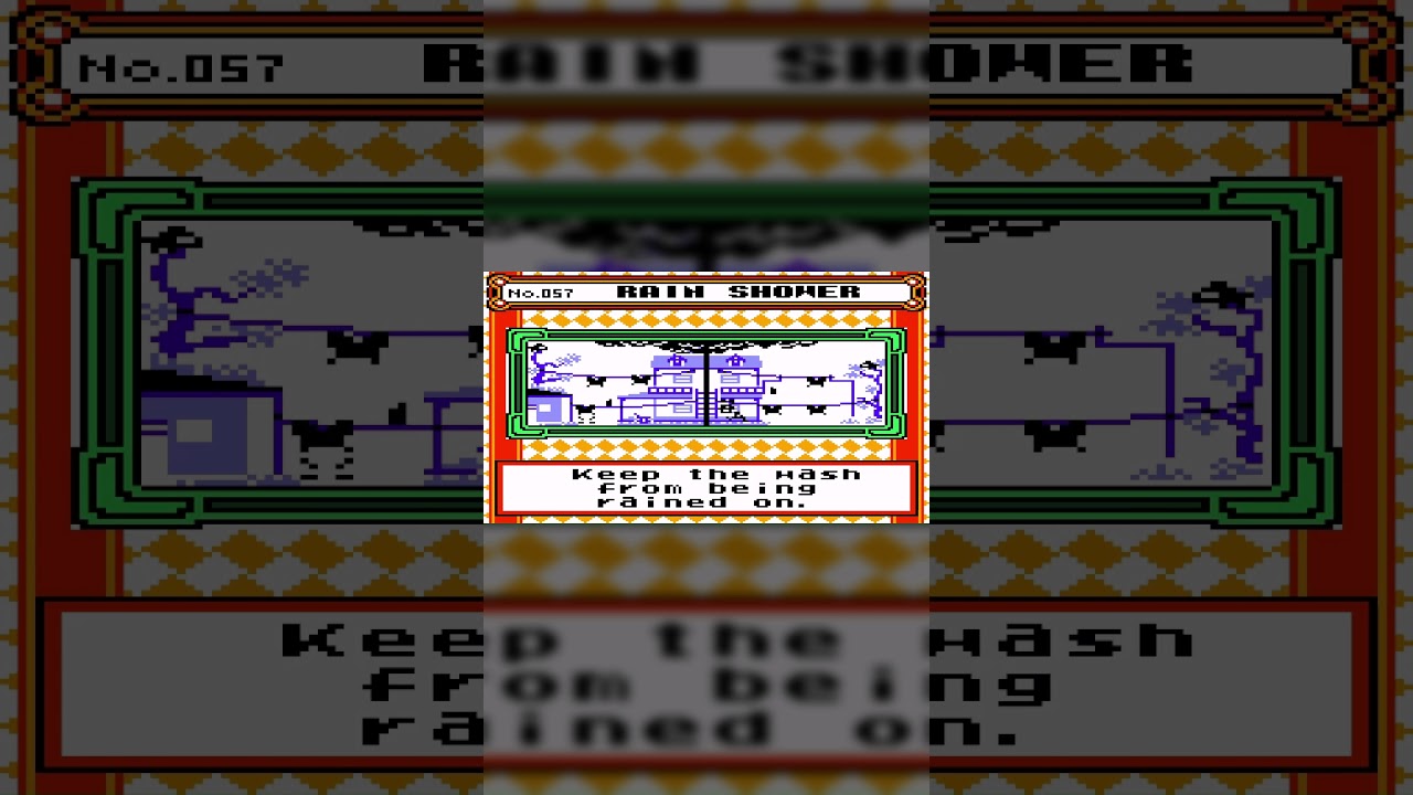 Rain shower in Game & Watch Gallery 2