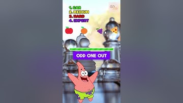 Brain teaser: Find the odd one out! Let’s test Your Brain! #spongebob #brainteaser #quiz