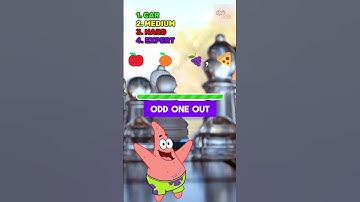 Brain teaser: Find the odd one out! Let’s test Your Brain! #spongebob #brainteaser #quiz