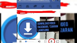 Rupanya gini cara Download video siaran langsung orang di faceb00k