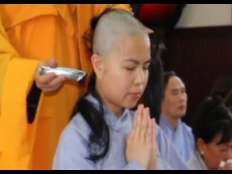 尼僧剃髪得度式11 Nun Headshave Youtube