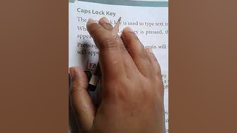 AKPS, Class 1, Sub Computer, Chapter 4, More About the Keyboard, Part 2