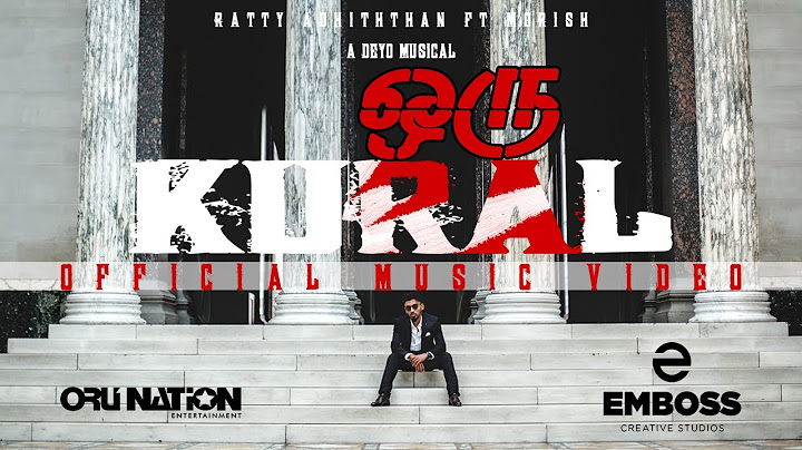 Oru Kural - Ratty Adhiththan ft. Morish | Official Music Video | Emboss CS | Tamil Rap| @deluxshion