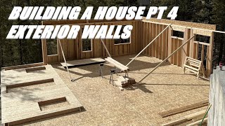How to Build/Frame a House Part 4 Framing Exterior Walls