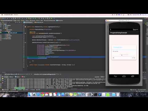Android ProgressDialog &