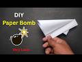 How to Make a Paper Popper💥 | How to make a Paper Bomb | How to make a Paper Pataka| DIY Paper bomb