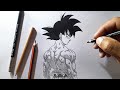 Como Desenhar Goku || How to draw Goku || Dragon ball z