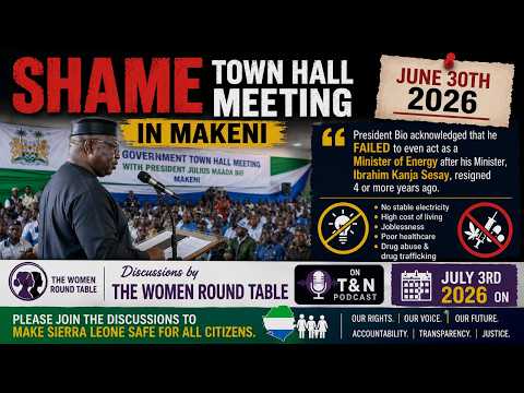 SHAME  Town Hall Meeting in Makeni.