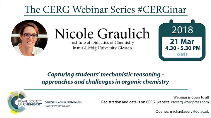 Prof Nicole Graulich: Capturing students organic mechanistic reasoning