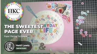 Paper Piecing A Cereal Bowl - Heidi Lewis - February 2026 Kits Fe...