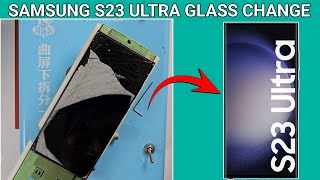 Samsung Galaxy S23 Ultra Broken Display Glass Replacement || QASWA TELECOM