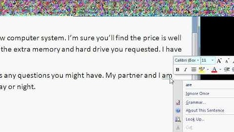 Lesson 5 Part 2  Microsoft Word 2007 Tutorial   part 05 of 13   Entering Text 2