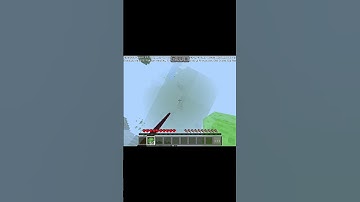 Minecraft slime block clutch in mobile #minecraft #shorts