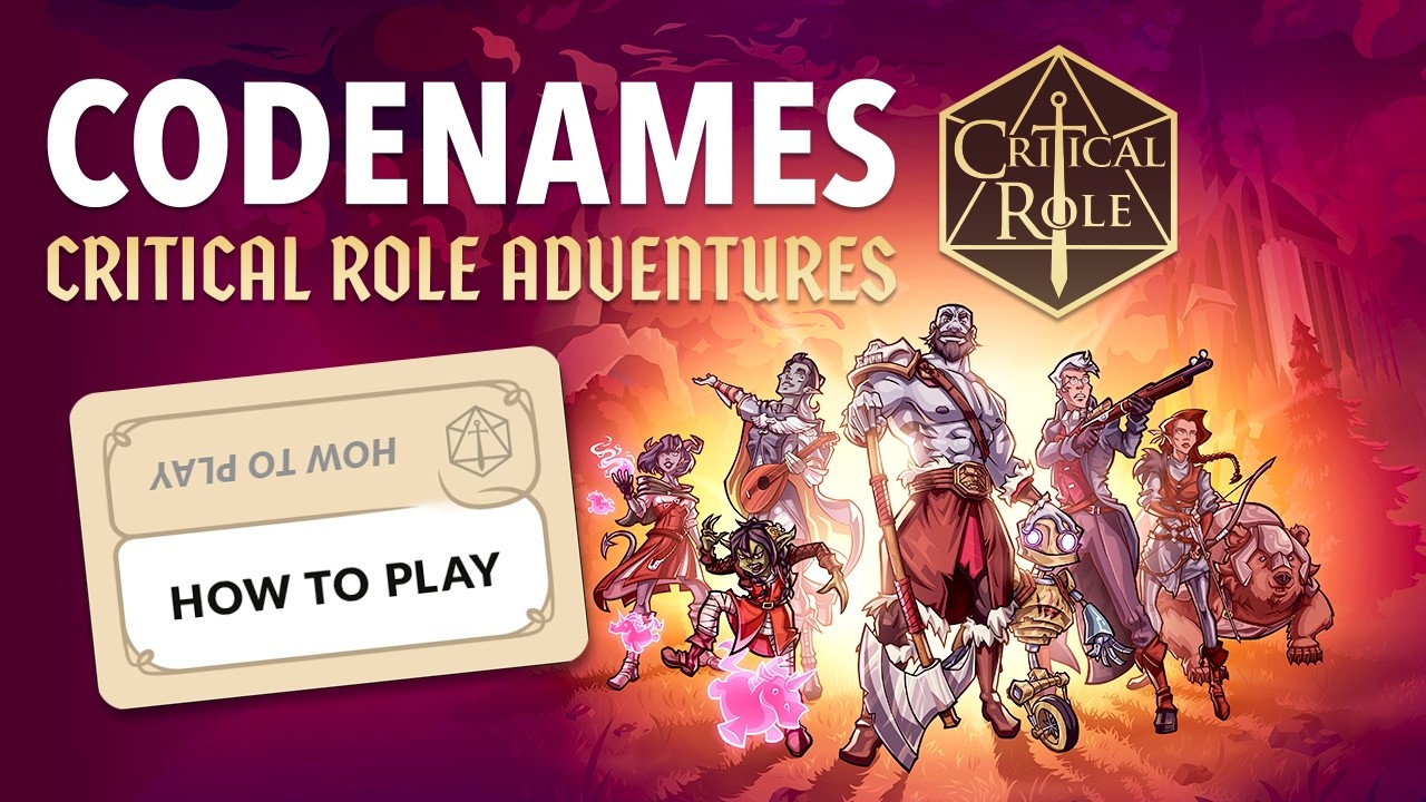 How to Play Codenames: Critical Role Adventures [Official Tutorial]