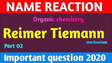 Reimer Tiemann reaction (CCl4)  with mechanism part 02 / name reaction