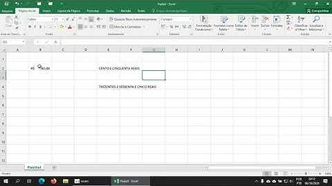 Valor por extenso de forma automática no Excel