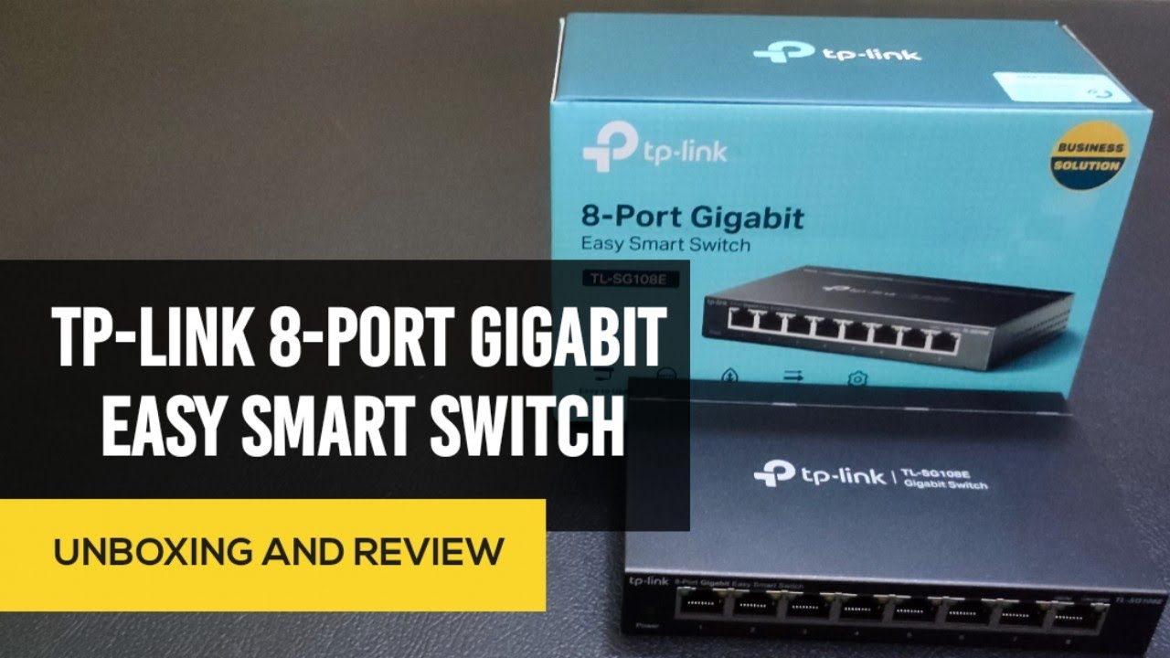 TP-Link TL-SG108E Switch 8 puertos Gigabit