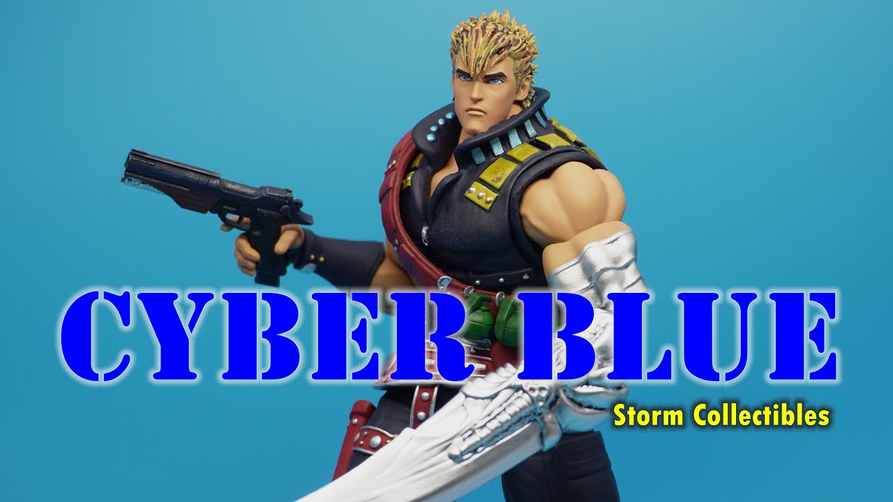 Storm Collectibles CYBER BLUE Action Figure Unboxing Review - YouTube 