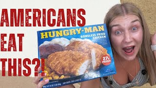 Trying & Rating an American Frozen Dinner