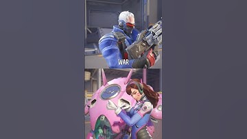 Dva and Soldier: 76 interaction - Overwatch 1 interaction