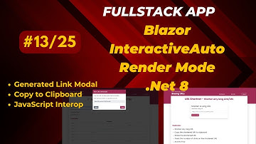 Part 13 of 25 - Complete Fullstack Course Project with Blazor InteractiveAuto Render Mode in .Net 8