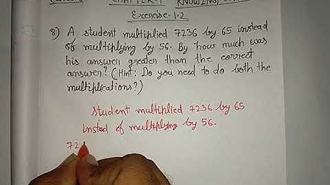 Question 8 solve from Chapter 1 KNOWING OUR NUMBERS exercise 1.2 class 6 maths  By The Abhishek Sir