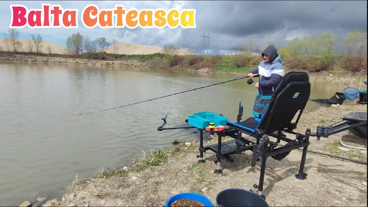 Pescuit la method feeder in concurs pe balta Cateasca
