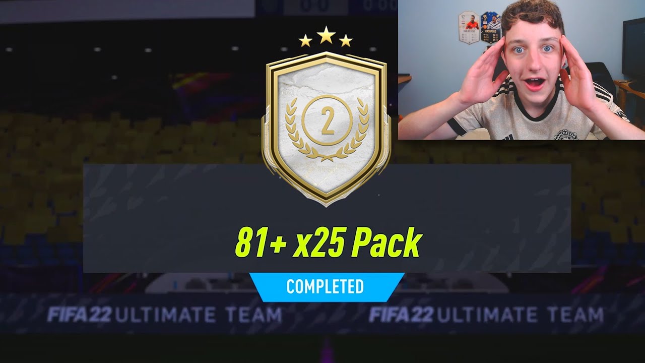 81+ x25 pack during FUT CAPTAINS...