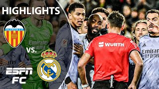 NO GOAL DRAMA  Valencia vs. Real Madrid | LALIGA Highlights | ESPN FC