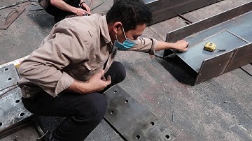 Sản xuất kết cấu thép nhà tiền chế tại xưởng