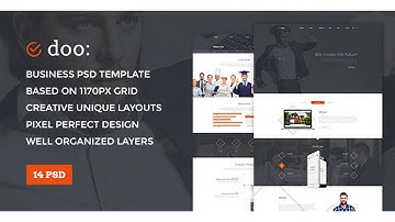 Doo — Clean and Simple Multipurpose PSD Template | Themeforest Website Templates and Themes