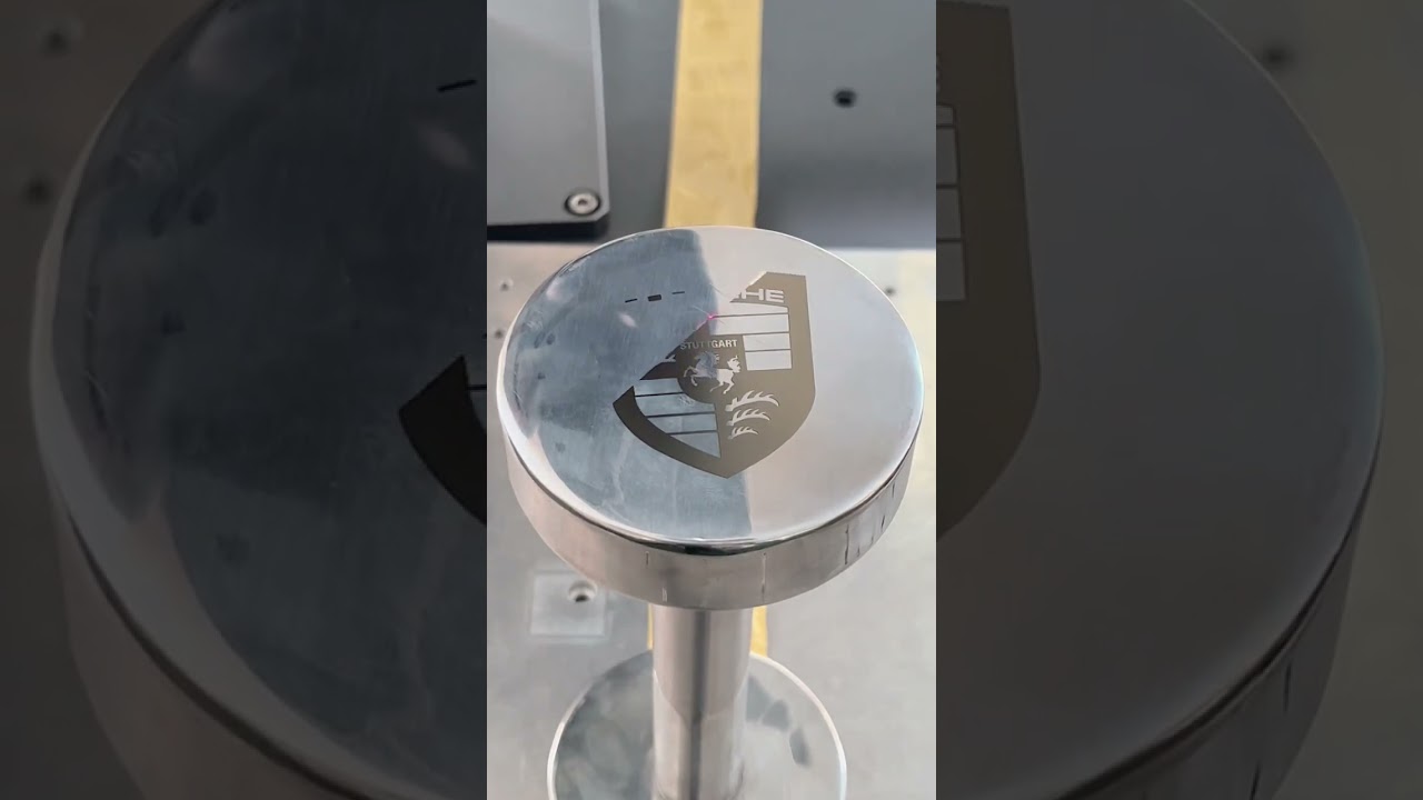 MOPA JPT Fiber Laser Marking Different Colors on Stainless Steel 