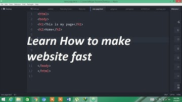 How to create website using Html-atom Part 3 For Beginners