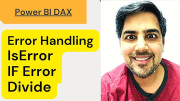 Power bi error handling using IsError, IFError and Divide -06 (Power BI Training)